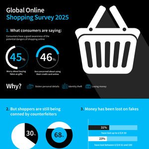 Global Online Shopping Survey Infographic